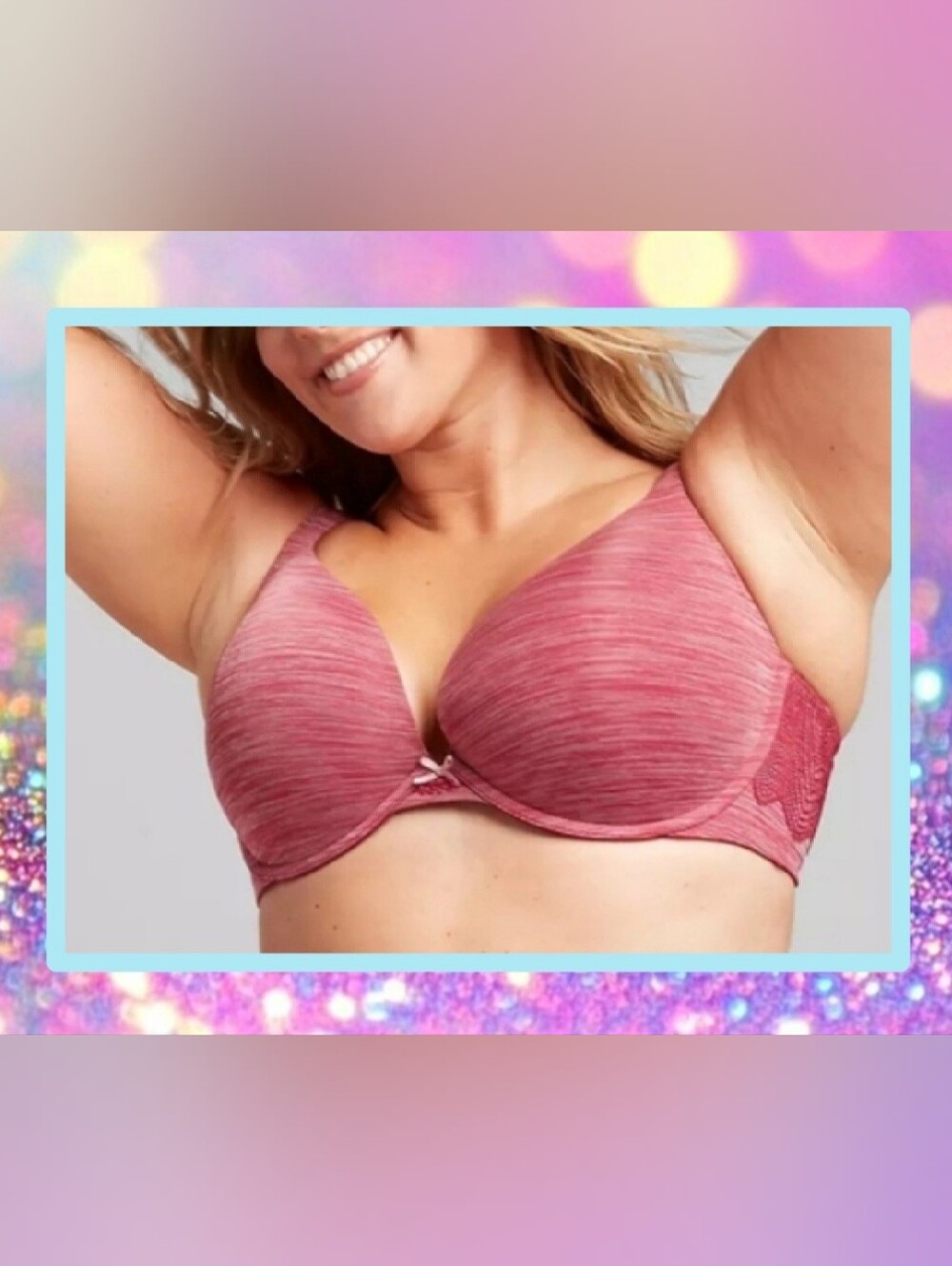 Push-up "Boost Plunge" bra 44D Lane Bryant Cacique